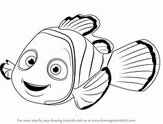 Image result for Nemo Fish Sketch