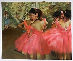 Image result for Edgar Degas Paintings Ballet Practice