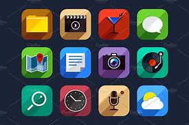 Image result for Flat App Icons