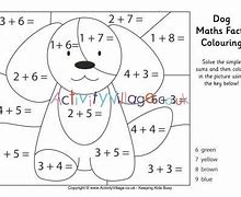 Image result for Coloring Using Math Facts