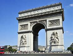 Image result for Arch of Triumph Paris Flame Rain