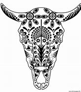 Image result for Printable Cow Skull