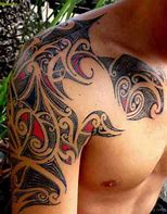 Image result for Maori Chest Tattoo Designs