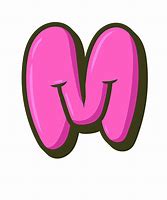 Image result for Bubble Letter M Template