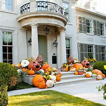 Image result for Halloween Front Porch Decor