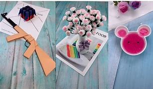 Image result for Origami Flower Bouquet Tik Tok