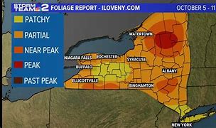 Image result for New York Fall Color. Time Map