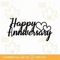 Image result for Happy 25th Anniversary Cake Topper SVG