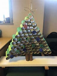 Image result for Recycled Flat Christmas Tree