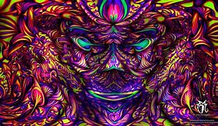 Image result for Psychedelic Art Face