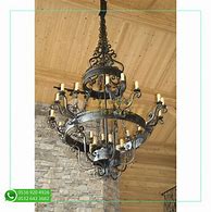 Image result for Rustic Wood Chandelier