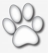 Image result for White Dog Paw Print