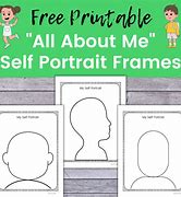 Image result for Child Self Portrait Template