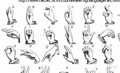 Image result for Alphabet Letters in Sign Language