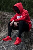 Image result for Red Hoodie Men