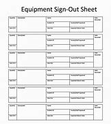 Image result for Sign Out Sheet Template Excel