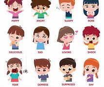 Image result for Kids Emotions Cartoon