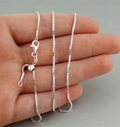 Image result for Sterling Silver Round Box Chain