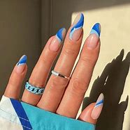 Image result for Ocean Blue Nails Simple