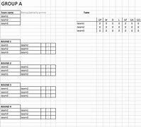 Image result for Game Schedule Template Excel