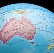 Image result for Map of Australia and New Zealand in Light Colours