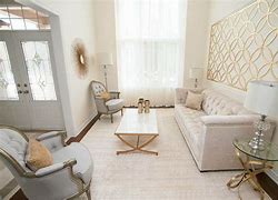 Image result for Living Room with Gold Accents