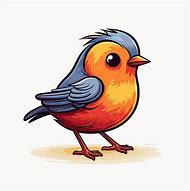 Image result for Colored Vector Drawing of a Bird On a Branch