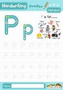 Image result for Tracing Letter P