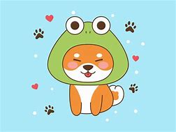 Image result for Dot Dog Cartoon Frog