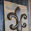 Image result for Metal Wall Art Decor Fleur De Lis