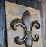 Image result for Fleur De Lis Wall Hanging