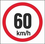 Image result for 60 Mph Speed Limit Sign