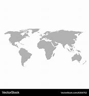 Image result for World Map Grey Vector