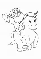 Image result for Christmas Unicorn Coloring