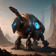 Image result for Ancient Robot Concept Art