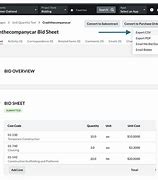 Image result for Material Bid Sheet