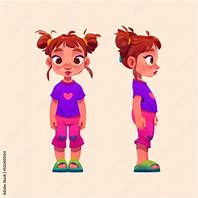 Image result for Face Front and Side Reference Cartoon