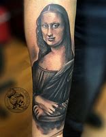 Image result for Mona Lisa Urban Art Tattoo Stencil