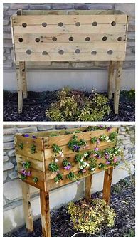 Image result for Pallet Flower Container