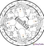 Image result for Unicorn Mandala Coloring Pages for Free