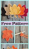 Image result for Crochet Fall Leaves