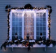 Image result for Christmas Lights around Windows