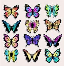 Image result for Butterfly Outline Stickers