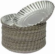 Image result for Silver Paper Plates