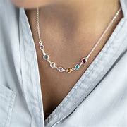 Image result for Family Birthstone Necklace