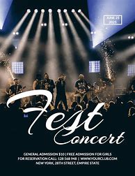 Image result for Concert Flyer Template Free