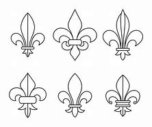 Image result for Fleur De Lis Line Art