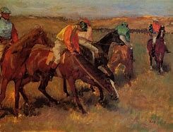 Image result for Edgar Degas Race Horses