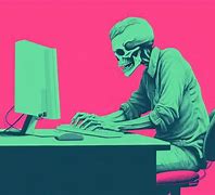 Image result for Man Working On Computer Clip Art