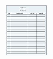 Image result for Daily Task Schedule Template Excel